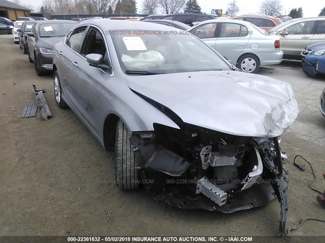 1C3CCCAB6FN502405 - 2015 CHRYSLER 200 LIMITED SILVER photo 1