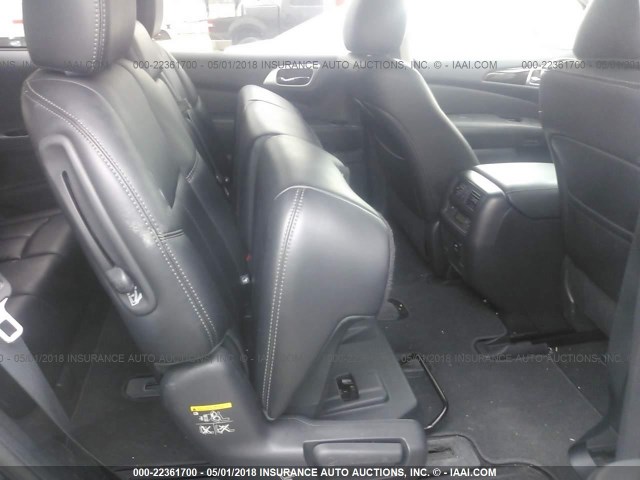 5N1AR2MN8GC612463 - 2016 NISSAN PATHFINDER S/SV/SL/PLATINUM 蓝色 照片 8