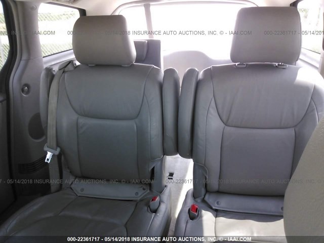 5TDZA23C26S518882 - 2006 TOYOTA SIENNA CE/LE WHITE photo 8