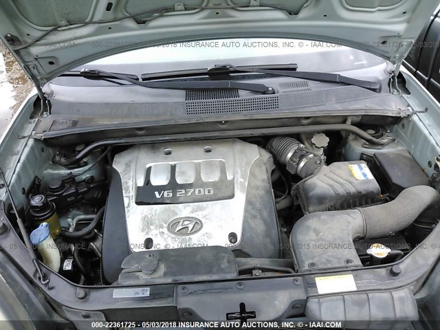 KM8JN12D46U374622 - 2006 HYUNDAI TUCSON GLS/LIMITED თაფლისფერი ფოტო 10