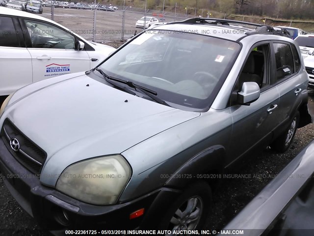 KM8JN12D46U374622 - 2006 HYUNDAI TUCSON GLS/LIMITED TAN photo 2