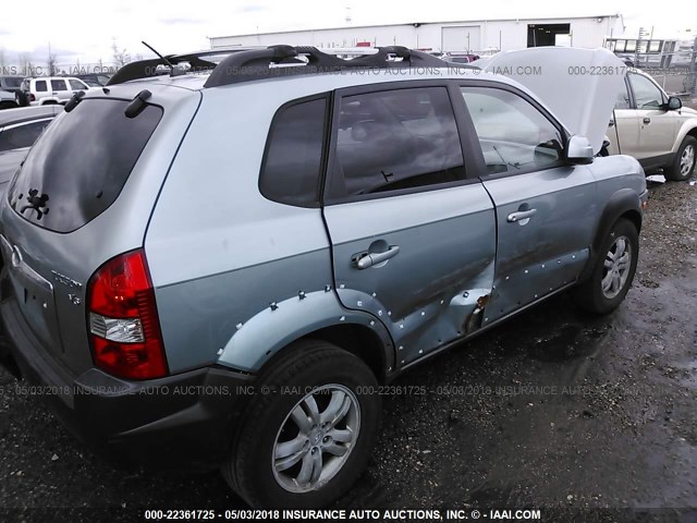 KM8JN12D46U374622 - 2006 HYUNDAI TUCSON GLS/LIMITED თაფლისფერი ფოტო 4