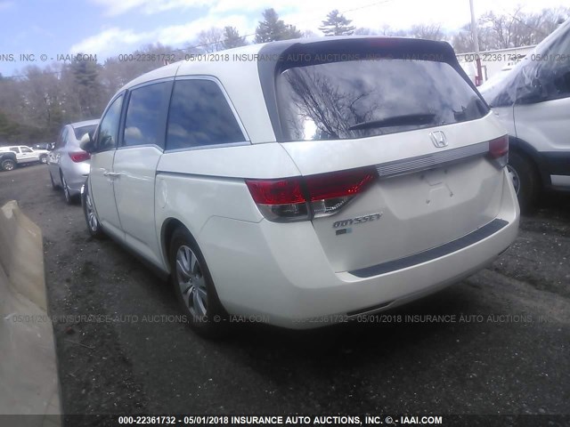 5FNRL5H64FB030276 - 2015 HONDA ODYSSEY EXL თეთრი ფოტო 3