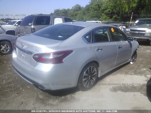 1N4AL3AP0JC136871 - 2018 NISSAN ALTIMA 2.5/S/SV/SL/SR SILVER photo 4