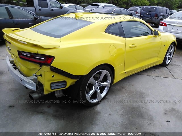 1G1FF1R77J0125344 - 2018 CHEVROLET CAMARO SS YELLOW photo 4