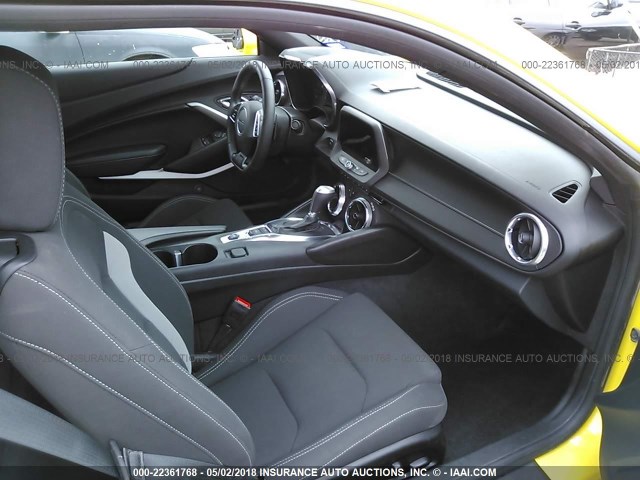 1G1FF1R77J0125344 - 2018 CHEVROLET CAMARO SS YELLOW photo 5