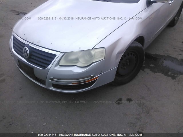 WVWJK73C37E148380 - 2007 VOLKSWAGEN PASSAT GRAY photo 6