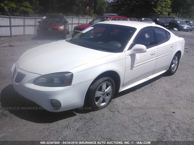 2G2WP522551162384 - 2005 PONTIAC GRAND PRIX WHITE photo 2