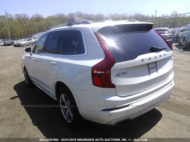 YV4102XKXG1085020 - 2016 VOLVO XC90 T5 WHITE photo 3