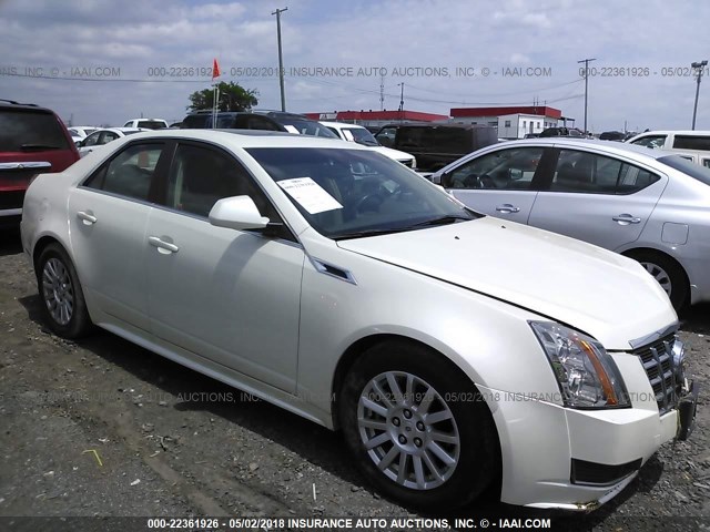 1G6DE5E57D0121170 - 2013 CADILLAC CTS LUXURY COLLECTION WHITE photo 1