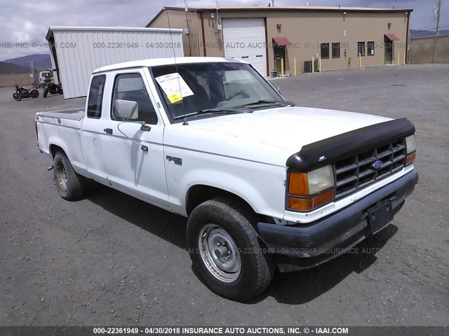 1FTCR15TXNPA48423 - 1992 FORD RANGER SUPER CAB WHITE photo 1