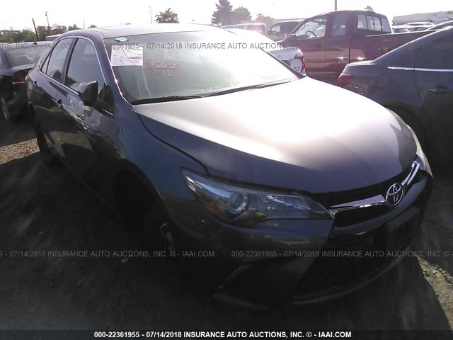 4T1BF1FK7HU277136 - 2017 TOYOTA CAMRY LE/XLE/SE/XSE GRAY photo 1