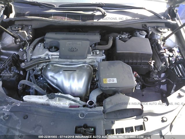 4T1BF1FK7HU277136 - 2017 TOYOTA CAMRY LE/XLE/SE/XSE GRAY photo 10