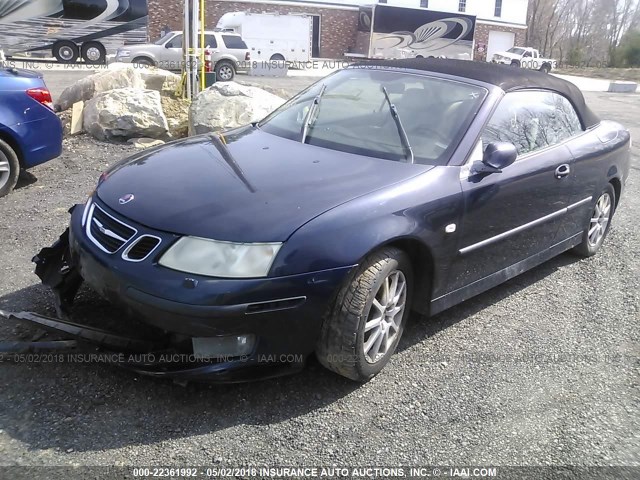 YS3FD79Y646010589 - 2004 SAAB 9-3 ARC Dark Blue photo 2