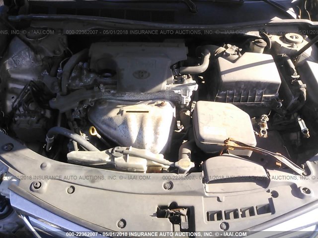 4T1BF1FK0CU020778 - 2012 TOYOTA CAMRY SE/LE/XLE GOLD photo 10