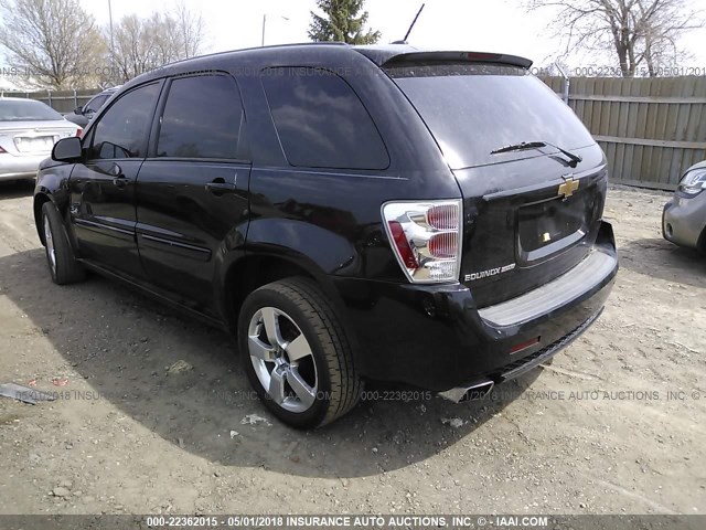 2CNDL537X86034735 - 2008 CHEVROLET EQUINOX SPORT BLACK photo 3