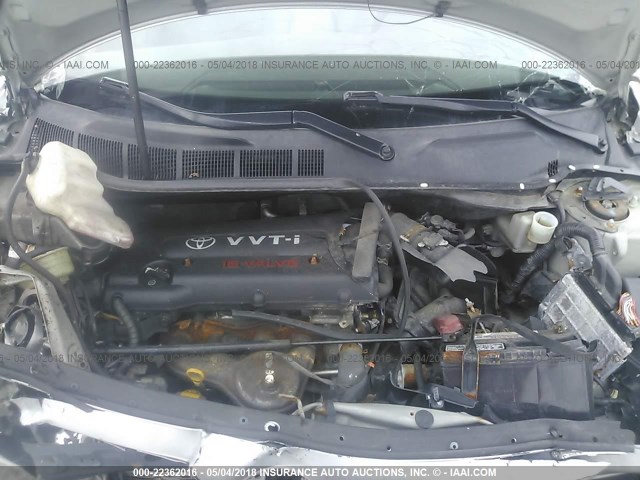 4T1BE46K67U527856 - 2007 TOYOTA CAMRY NEW GENERAT CE/LE/XLE/SE SILVER photo 10