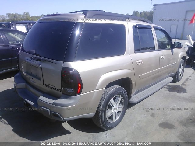 1GNET16P246238689 - 2004 CHEVROLET TRAILBLAZER EXT LS/EXT LT GRAY photo 4