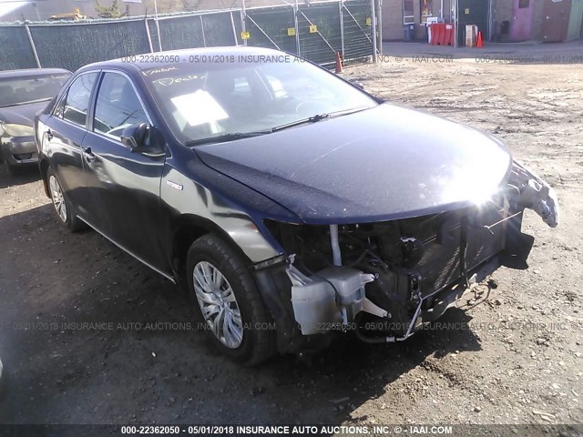 4T1BD1FK5CU042118 - 2012 TOYOTA CAMRY HYBRID/LE/XLE 黑色 照片 1