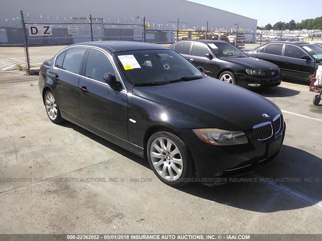 WBAVB73587KY60272 - 2007 BMW 335 I BLACK photo 1