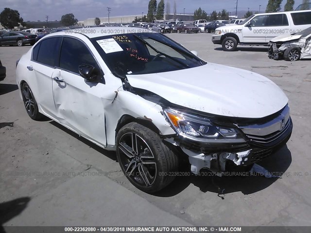 1HGCR2F53HA116446 - 2017 HONDA ACCORD SPORT თეთრი ფოტო 1