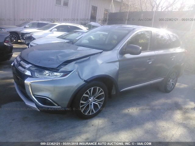 JA4AD2A36GZ041410 - 2016 MITSUBISHI OUTLANDER ES 灰色 照片 2