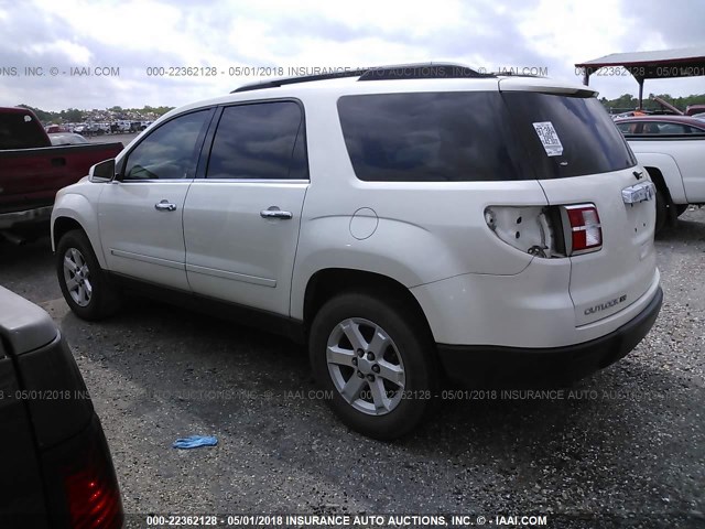 5GZER23D49J140175 - 2009 SATURN OUTLOOK XR თეთრი ფოტო 3