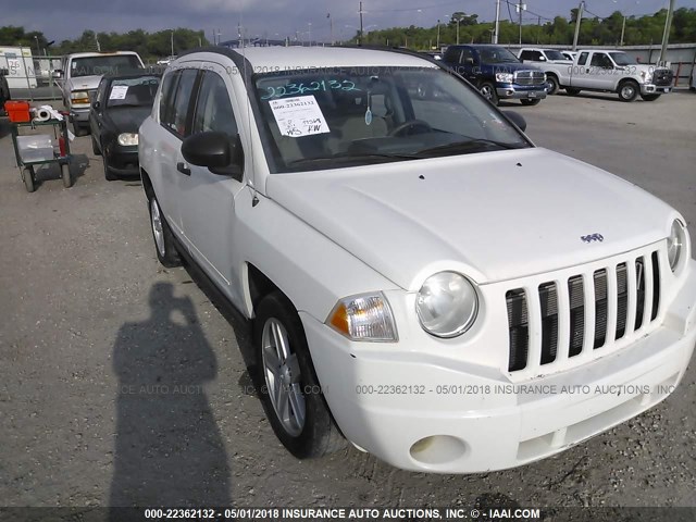 1J8FT47W88D608543 - 2008 JEEP COMPASS SPORT WHITE photo 6