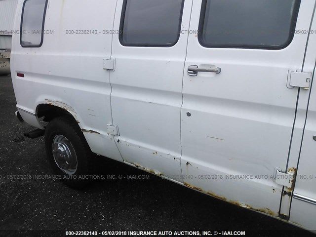 1FTJE34H4MHA34523 - 1991 FORD ECONOLINE E350 VAN WHITE photo 6