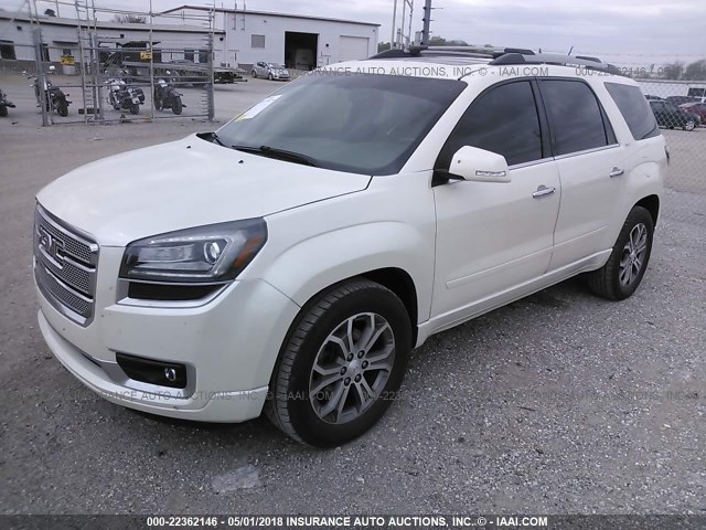 1GKKVRKD9DJ253448 - 2013 GMC ACADIA WHITE photo 2