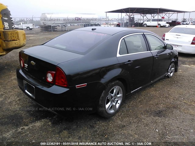 1G1ZH57B98F286520 - 2008 CHEVROLET MALIBU 1LT 黑色 照片 4