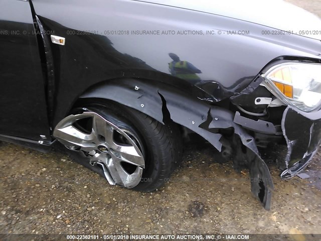 1G1ZH57B98F286520 - 2008 CHEVROLET MALIBU 1LT 黑色 照片 6