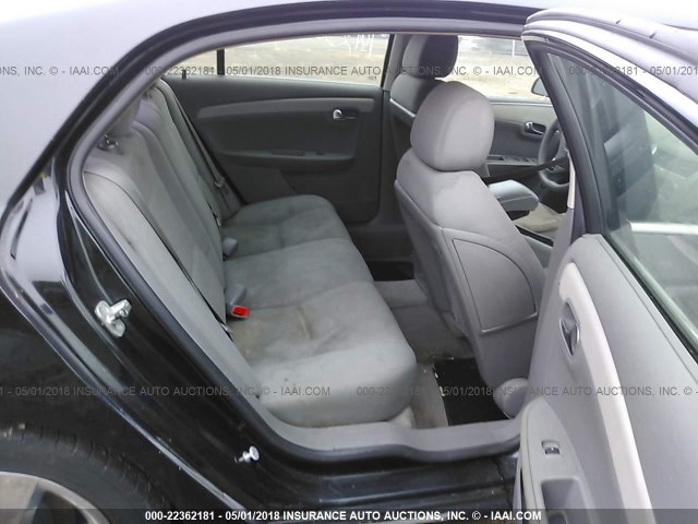 1G1ZH57B98F286520 - 2008 CHEVROLET MALIBU 1LT 黑色 照片 8