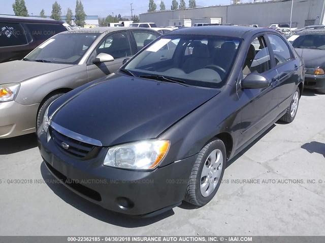 KNAFE122965334326 - 2006 KIA NEW SPECTRA LX/EX GRAY photo 2