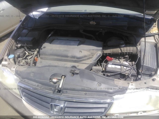 5FNRL180X3B014633 - 2003 HONDA ODYSSEY EXL თაფლისფერი ფოტო 10