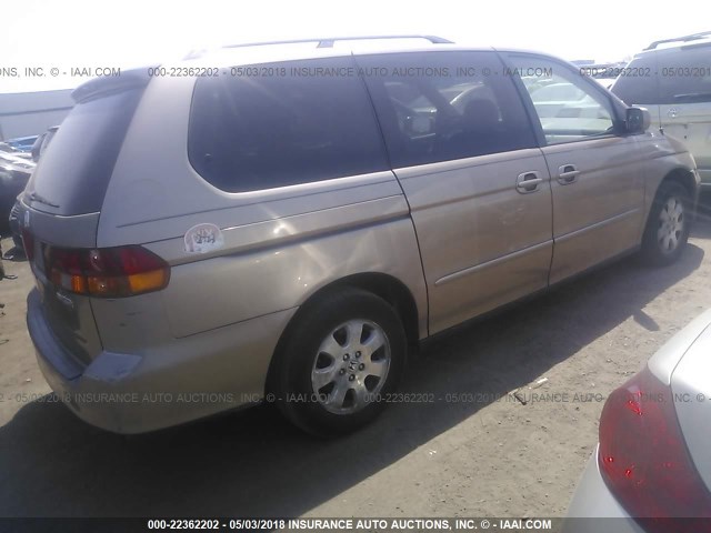 5FNRL180X3B014633 - 2003 HONDA ODYSSEY EXL თაფლისფერი ფოტო 4