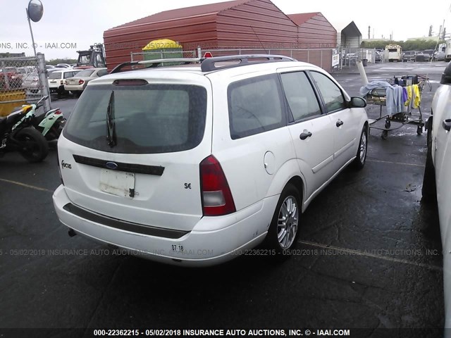 1FAFP36391W307227 - 2001 FORD FOCUS SE/SE COMFORT WHITE photo 4