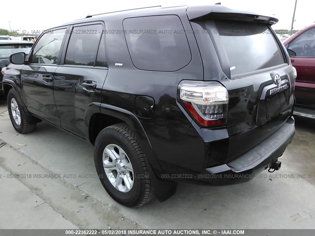 JTEZU5JRXJ5165530 - 2018 TOYOTA 4RUNNER SR5/LIMITED/SR5 PREMIUM BLACK photo 3