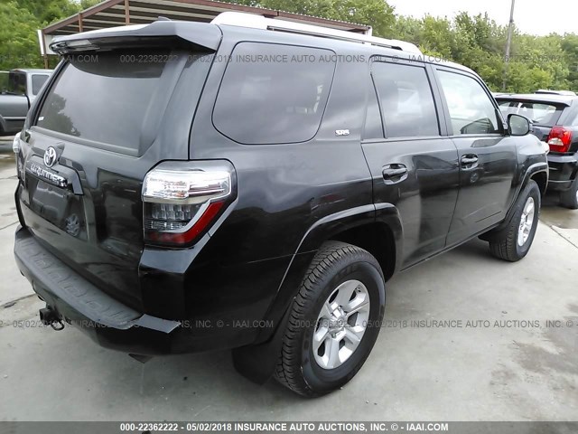 JTEZU5JRXJ5165530 - 2018 TOYOTA 4RUNNER SR5/LIMITED/SR5 PREMIUM BLACK photo 4