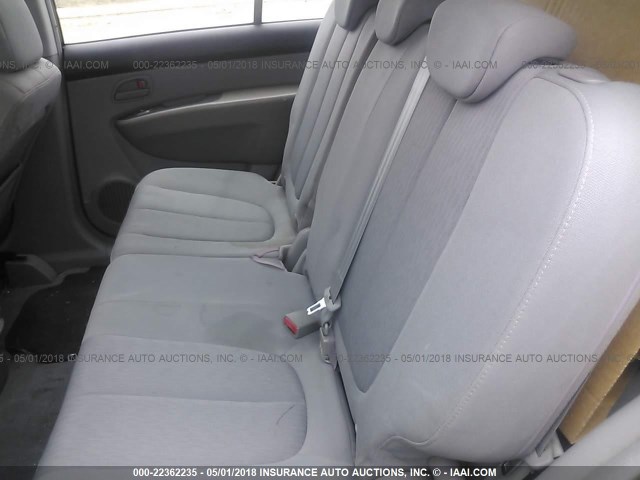 KNAFG525777072355 - 2007 KIA RONDO LX/EX GRAY photo 8