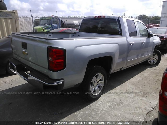 1GCRCREC4JZ151345 - 2018 CHEVROLET SILVERADO C1500 LT SILVER photo 4