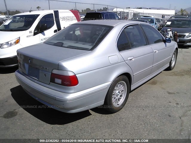 WBADT43481GX24524 - 2001 BMW 525 I AUTOMATIC SILVER photo 4