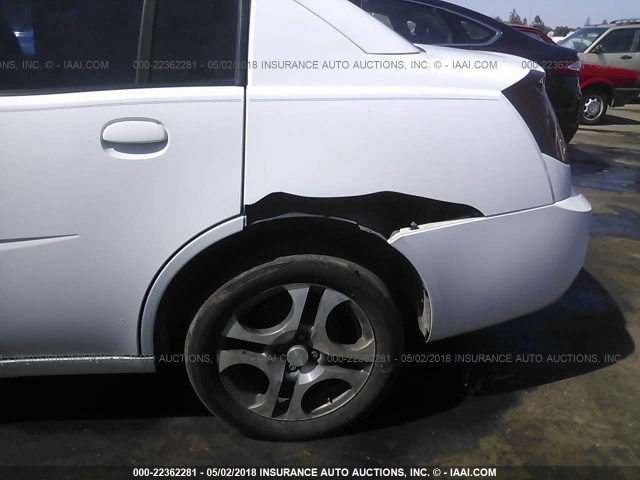 1G8AL54F95Z119038 - 2005 SATURN ION LEVEL 3 WHITE photo 6