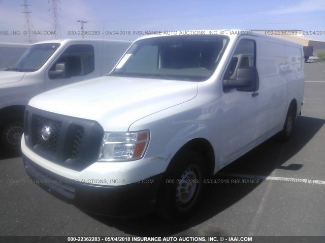 1N6BF0KM1GN811176 - 2016 NISSAN NV 1500 S/SV/2500 S/SV/SL WHITE photo 2