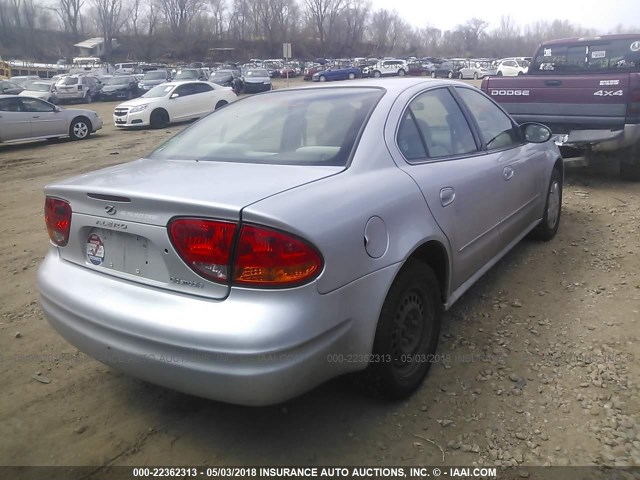 1G3NL52F53C292713 - 2003 OLDSMOBILE ALERO GL SILVER photo 4