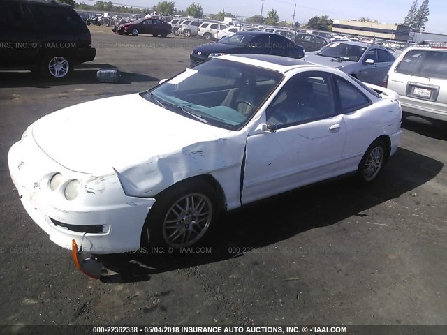 JH4DC4453YS007769 - 2000 ACURA INTEGRA LS WHITE photo 2