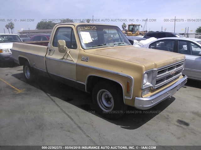 TCL146S509543 - 1976 GMC 1500 TAN photo 1