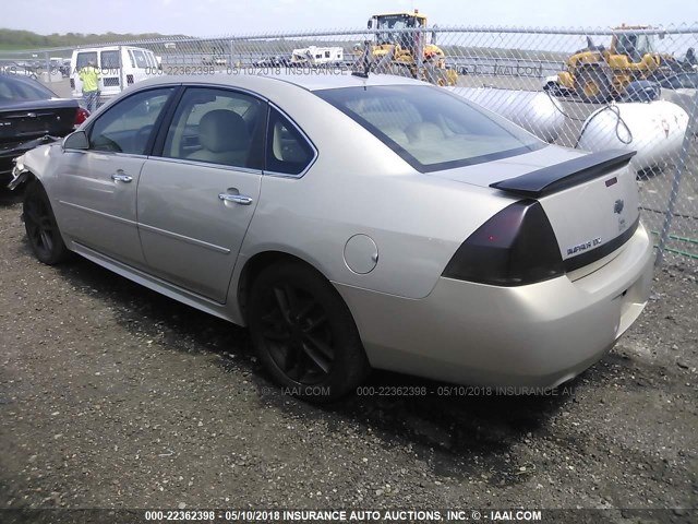 2G1WC5EM0A1101693 - 2010 CHEVROLET IMPALA LTZ GOLD photo 3