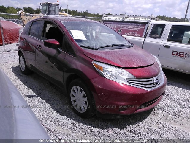 3N1CE2CP2GL389341 - 2016 NISSAN VERSA NOTE S/S PLUS/SV/SL/SR MAROON photo 1