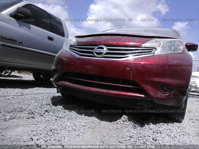 3N1CE2CP2GL389341 - 2016 NISSAN VERSA NOTE S/S PLUS/SV/SL/SR MAROON photo 6